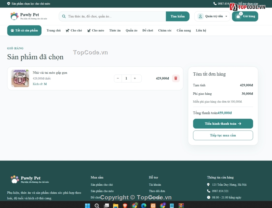 thú cưng,Web bán thú cưng,Website bán thú cưng